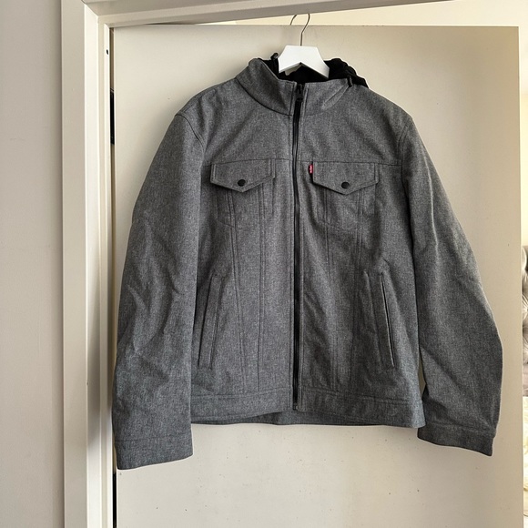 Levi's Other - Levi’s Charcoal Bomber Jacket
